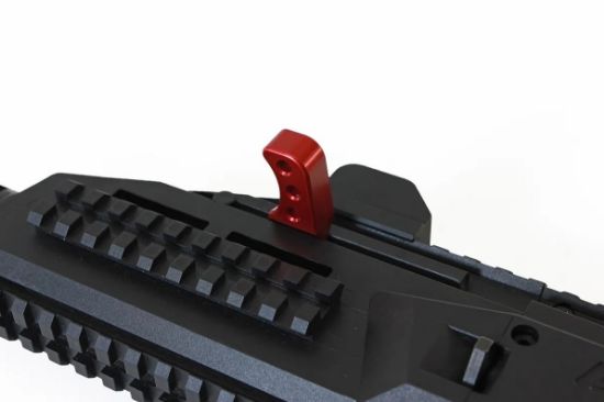 HB Industries, CZ Scorpion 3 Theta Extended Charging Handle, Red, HBI-10047-02, RTG Parts