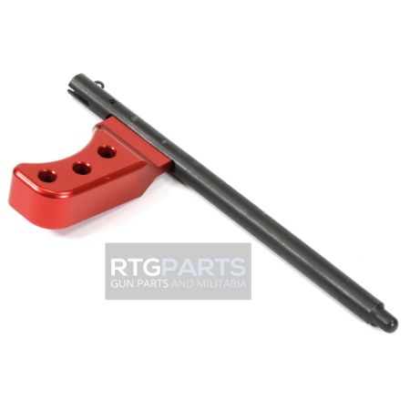 HB Industries, CZ Scorpion 3 Theta Extended Charging Handle, Red, HBI-10047-02, RTG Parts