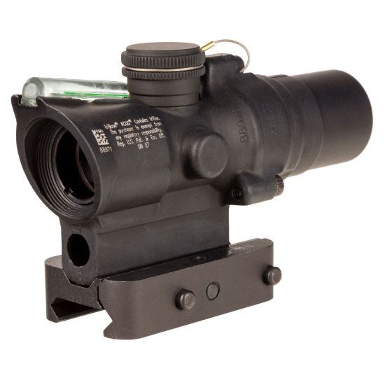 Trijicon, Compact ACOG 1.5x16S, 1.5x Magnification, 16mm Objective, Dual Illuminated, Green 115/147 Grain 9mm PCC RTR Reticle, Black, Includes Q-LOC Mount, 719307624702, TRJ-TA44-C-400411, RTG Parts