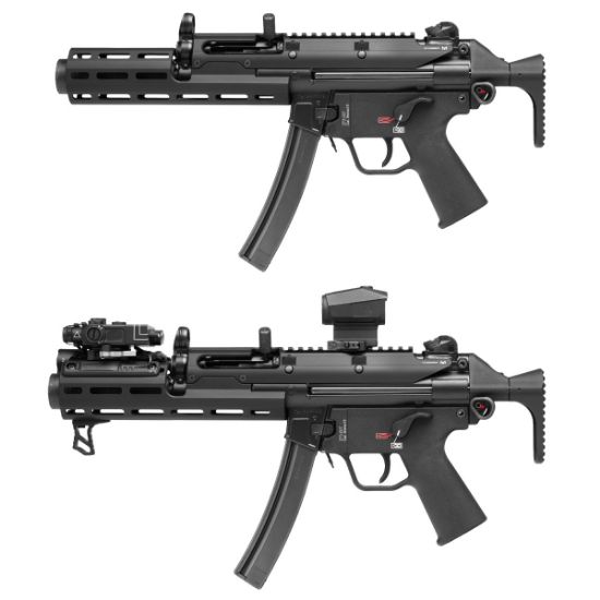 UTG PRO, MP5K SD Monolithic MLOK Handguard with Picatinny Receiver Extension, Made in the USA, SP89, HK SP5K, Century AP5-M, Made in the USA, 4717385557901, HKK-MTU055SSMKSD, RTG Parts