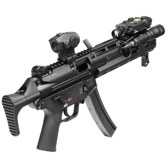UTG PRO, MP5K SD Monolithic MLOK Handguard with Picatinny Receiver Extension, Made in the USA, SP89, HK SP5K, Century AP5-M, Made in the USA, 4717385557901, HKK-MTU055SSMKSD, RTG Parts