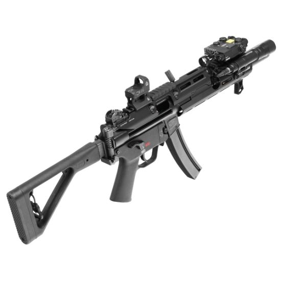 UTG PRO, MP5K SD Monolithic MLOK Handguard with Picatinny Receiver Extension, Made in the USA, SP89, HK SP5K, Century AP5-M, Made in the USA, 4717385557901, HKK-MTU055SSMKSD, RTG Parts