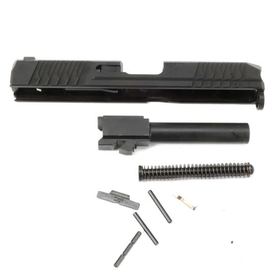 POLYMER 80 GLOCK 19 COMPLETE SLIDE ASSEMBLY & FRAME PARTS, Just One Available, J1-AFM-260812, RTG Parts