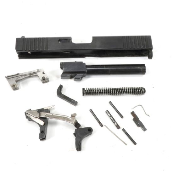 AFTERMARKET GLOCK 17 COMPLETE SLIDE ASSEMBLY & FRAME PARTS, Just One Available, J1-AFM-260814, RTG Parts